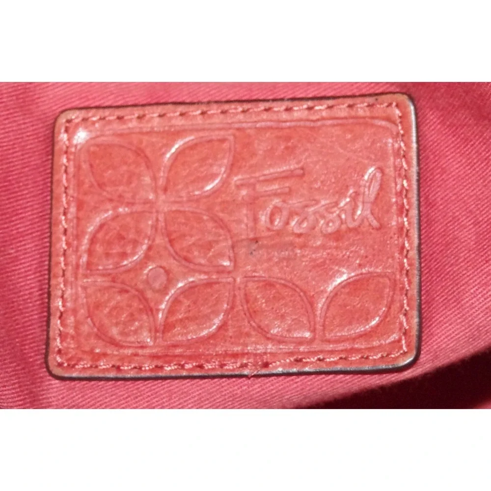 Y2K Vintage Fossil Leather‎ Keyper Bag